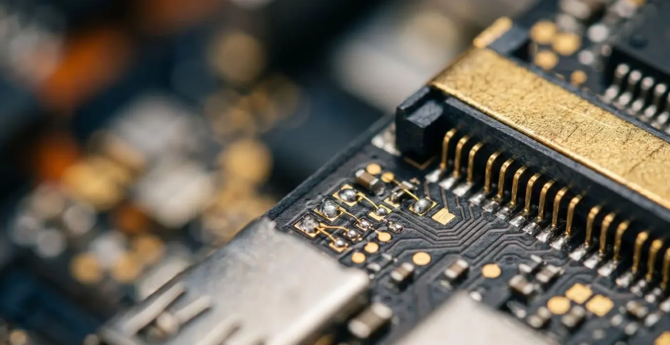 Macro photograph showing the intricate connection points that represent automated identity management systems